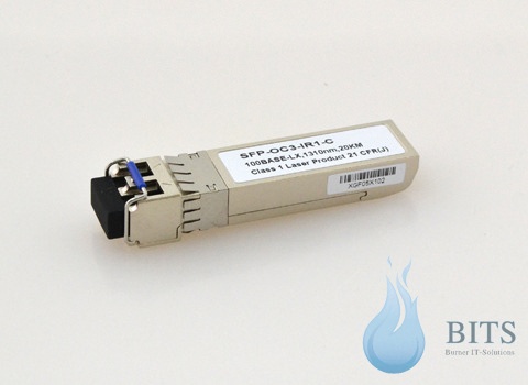 SFP OC-3/STM-1 Intermediate-Reach,15k,1310nm wavelength, Cisco kompatibel.